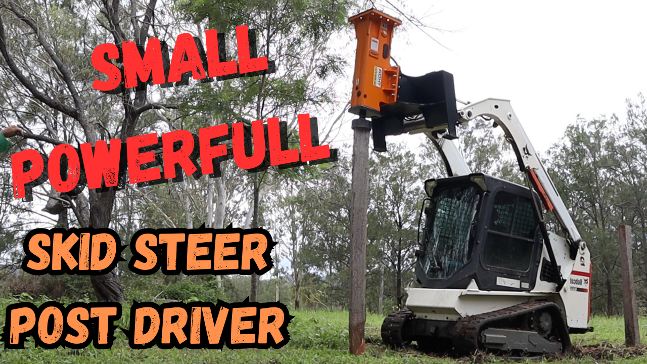 Versatile! Skid Steer Post Driver